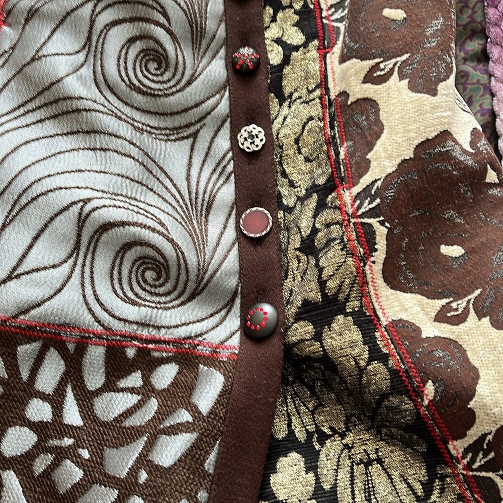 Coat patchwork size 46 - Picture 8 of 16
